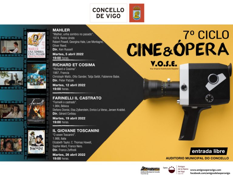 Mahler primera película de nuestro 7º Ciclo de Cine y Ópera