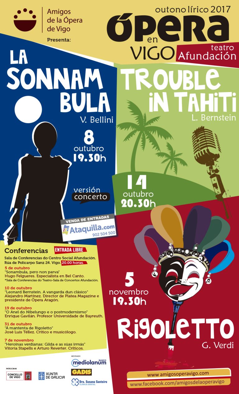 Opera World.Avance del Outono Lírico de la Asociación de Amigos de la Ópera de Vigo