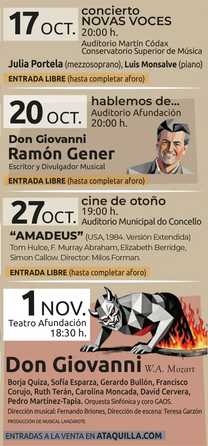Temporada Otoño Lírico 2026