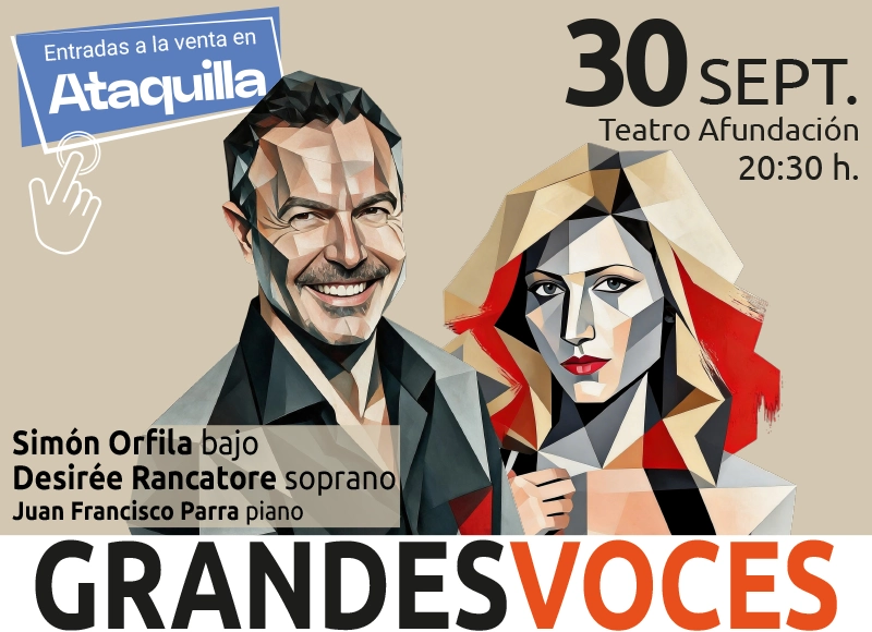 Grandes Voces Otoño Lírico. Simón Orfila y Desirée Rancatore