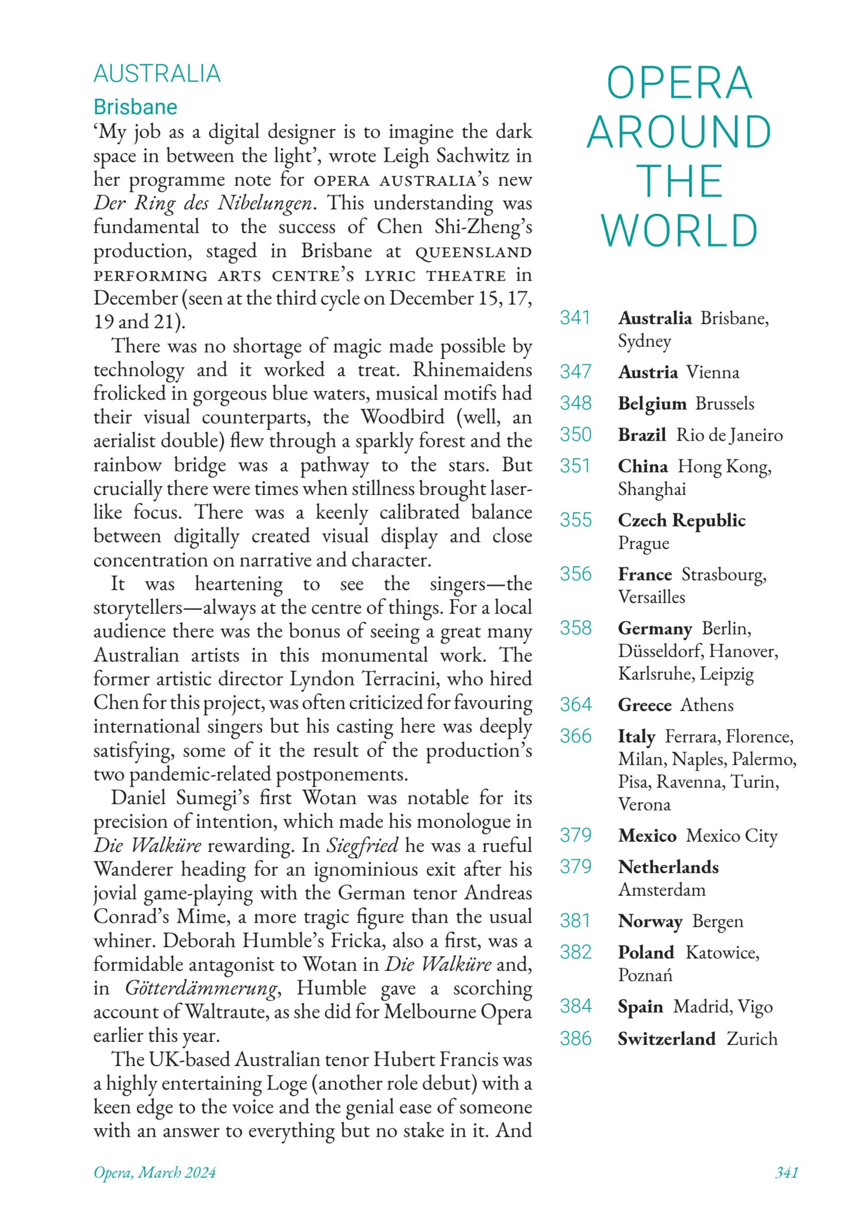 Revista Inglesa OPERA