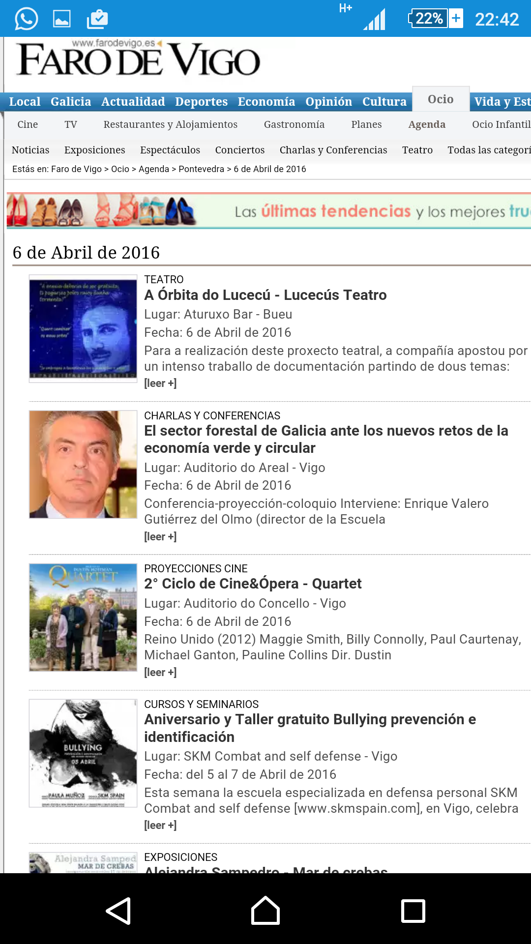 La primera película de nuestro ciclo en medios.